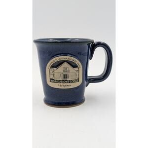 Big Meadows Lodge Mug Shenandoah Park VA Sunset Hill Stoneware USA Handmade